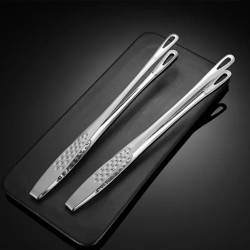 Tongs Stainless Steel Barbecue Tongs Clip Bbq Grill