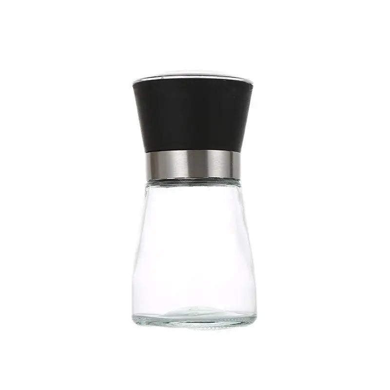 Salt Pepper Grinder Stainless Steel Glass Spice Bottle