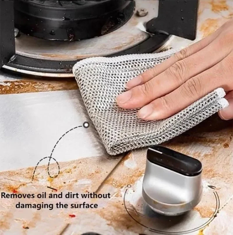 5/10/20/30pcs Dishcloths Multi-Purpose Wire Dishcloth Wet & Dry