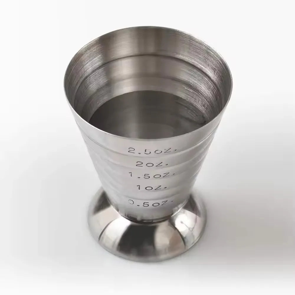 1pc 75ml Stainless Steel Measuring Cup Cocktail Mixing