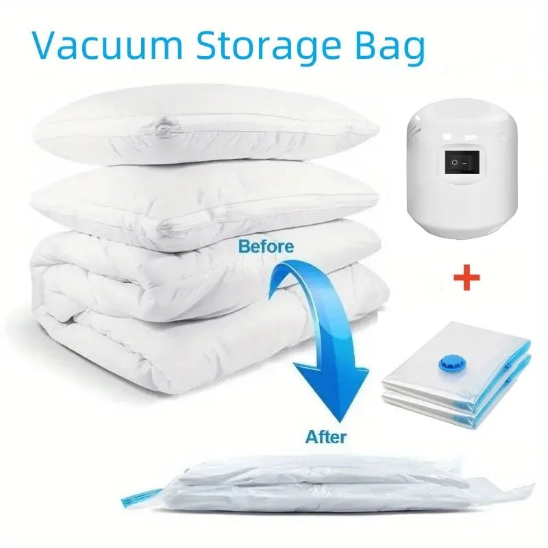 Mini Electric Vacuum Sealer Machine Compressed Bag Travel