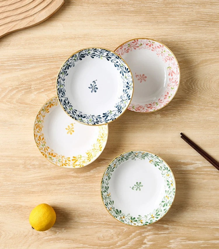Japanese Style Ceramic Dessert Sauce Dish Plate Creative