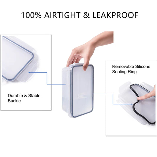 Food Containers Airtight Lids Sturdy Leakproof & Bpa