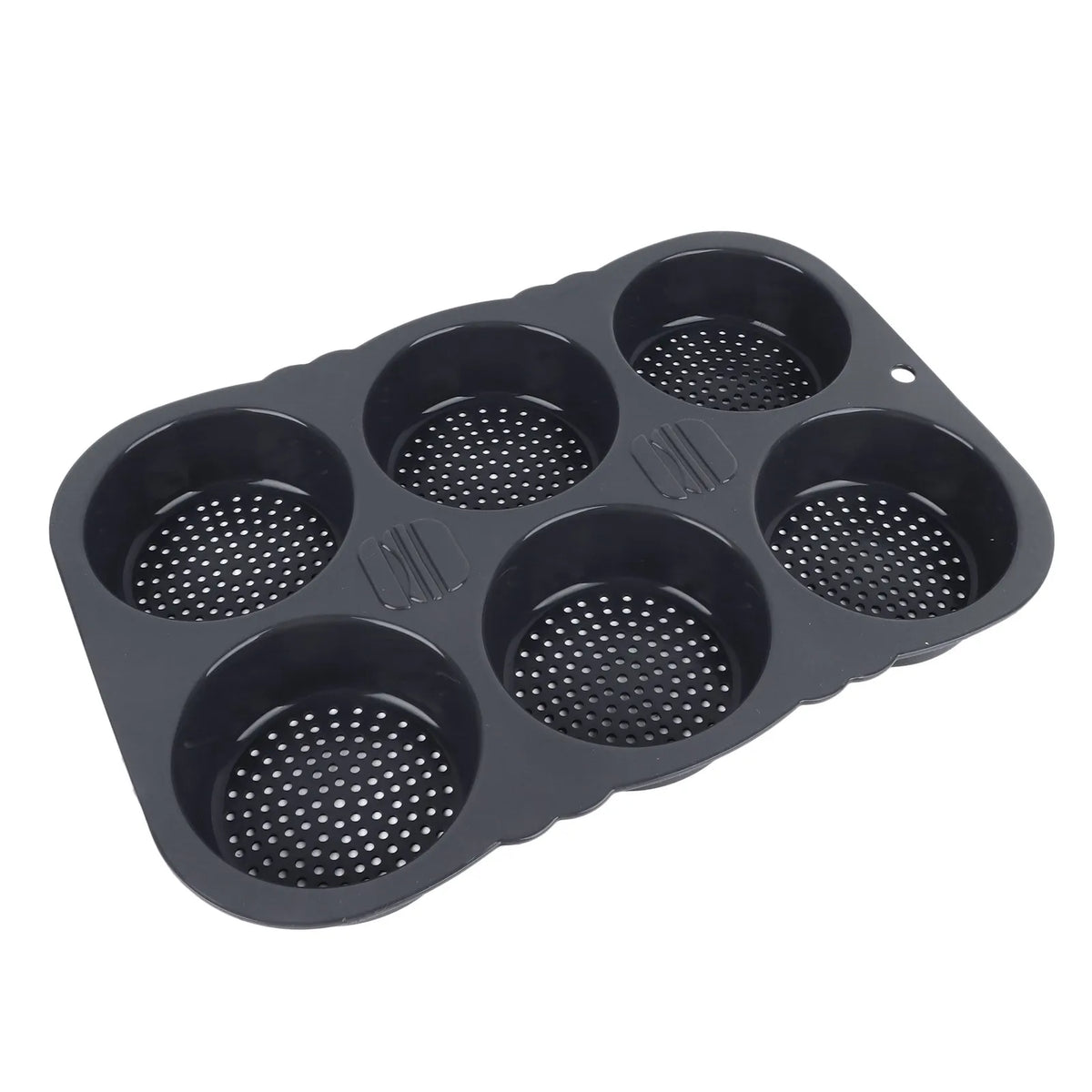 Cavity Hamburger Bun Mold Pan Foldable Reusable Bread