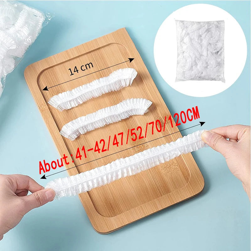 Disposable Food Cover Plastic Shower Cap Fruit Food