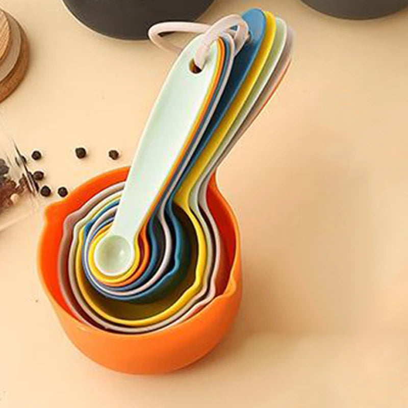 Colorful Measuring Cup Measuring Spoon 5-Piece Graduated