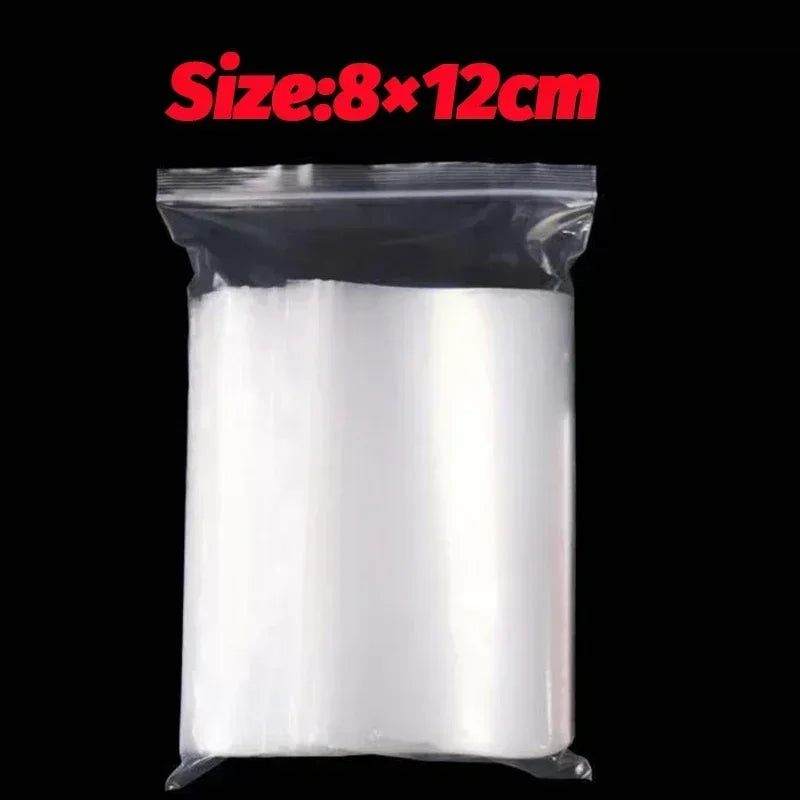 100-1000pcs Self Sealing Bag Transparent Plastic Storage Bag