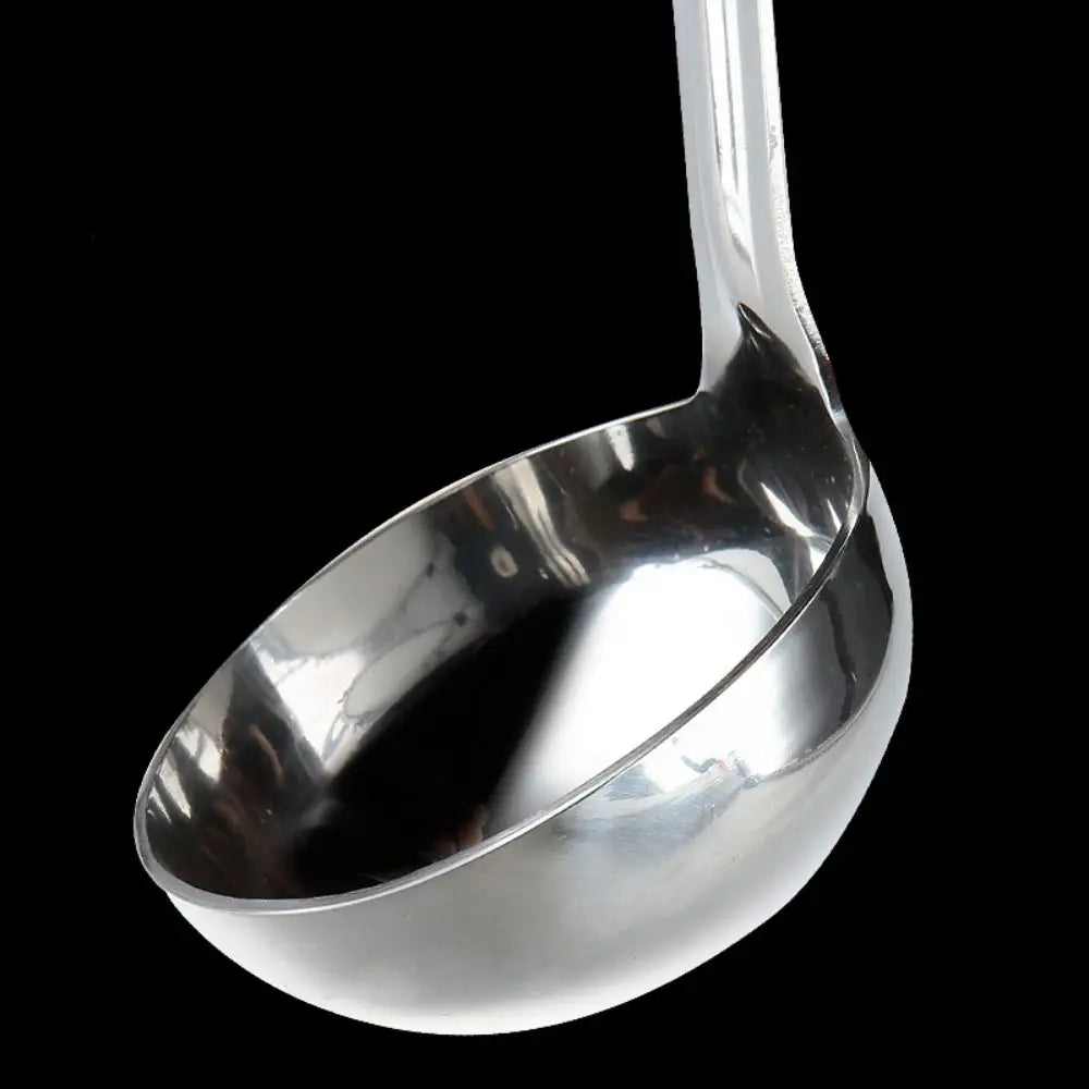 Cooking Utensils Stainless Steel Ramen Spoon Multi-Size Round