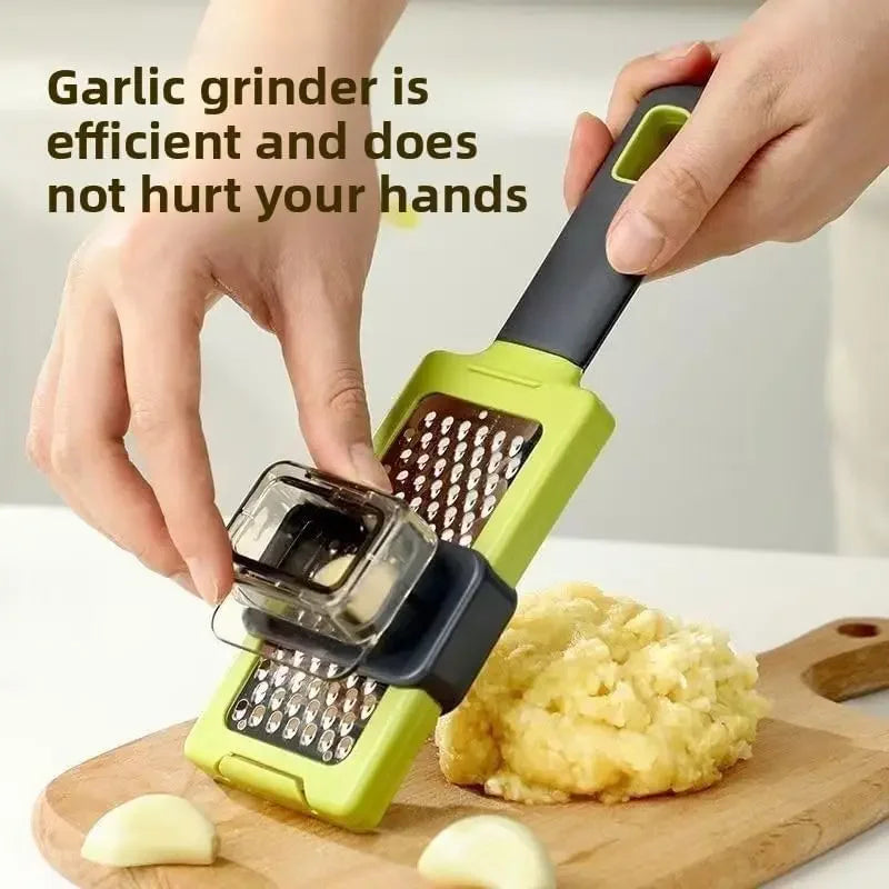 Vegetable Grater Garlic Chopper Light Green Slicer Multi