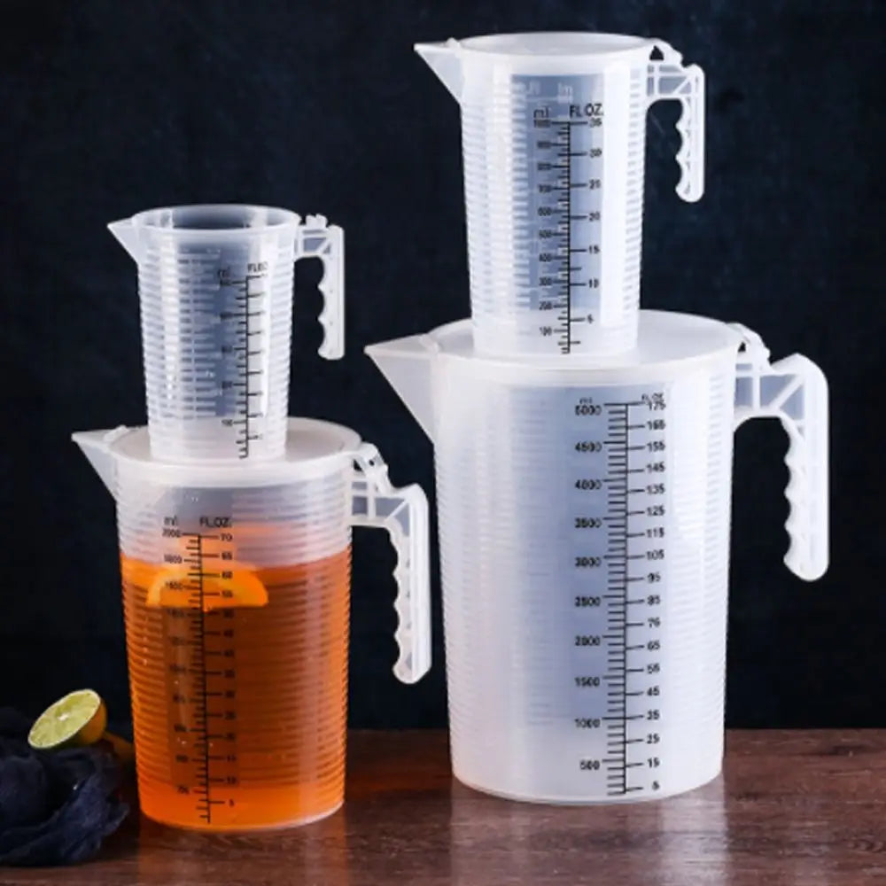 100/250/500/1000ml Plastic Measuring Cups Jugs Liquid Container