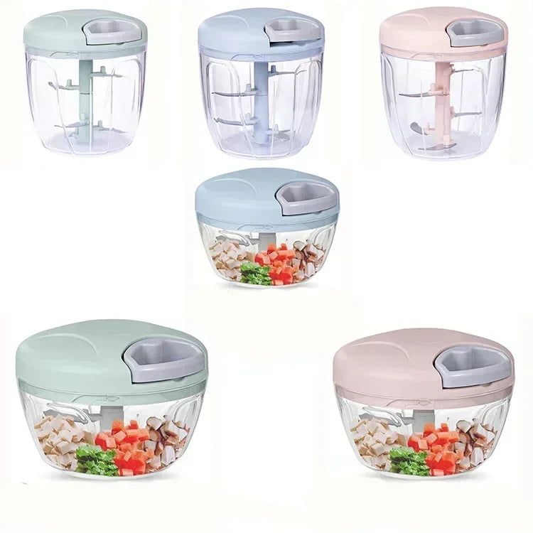 500ml Meat Mincer Garlic Chopper Rotate Garlic Press