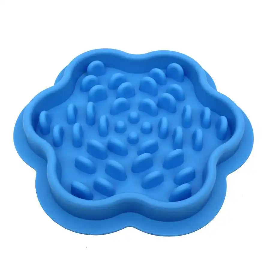 Pc Slow Feeder Bowl Pets - Non-Slip Silicone