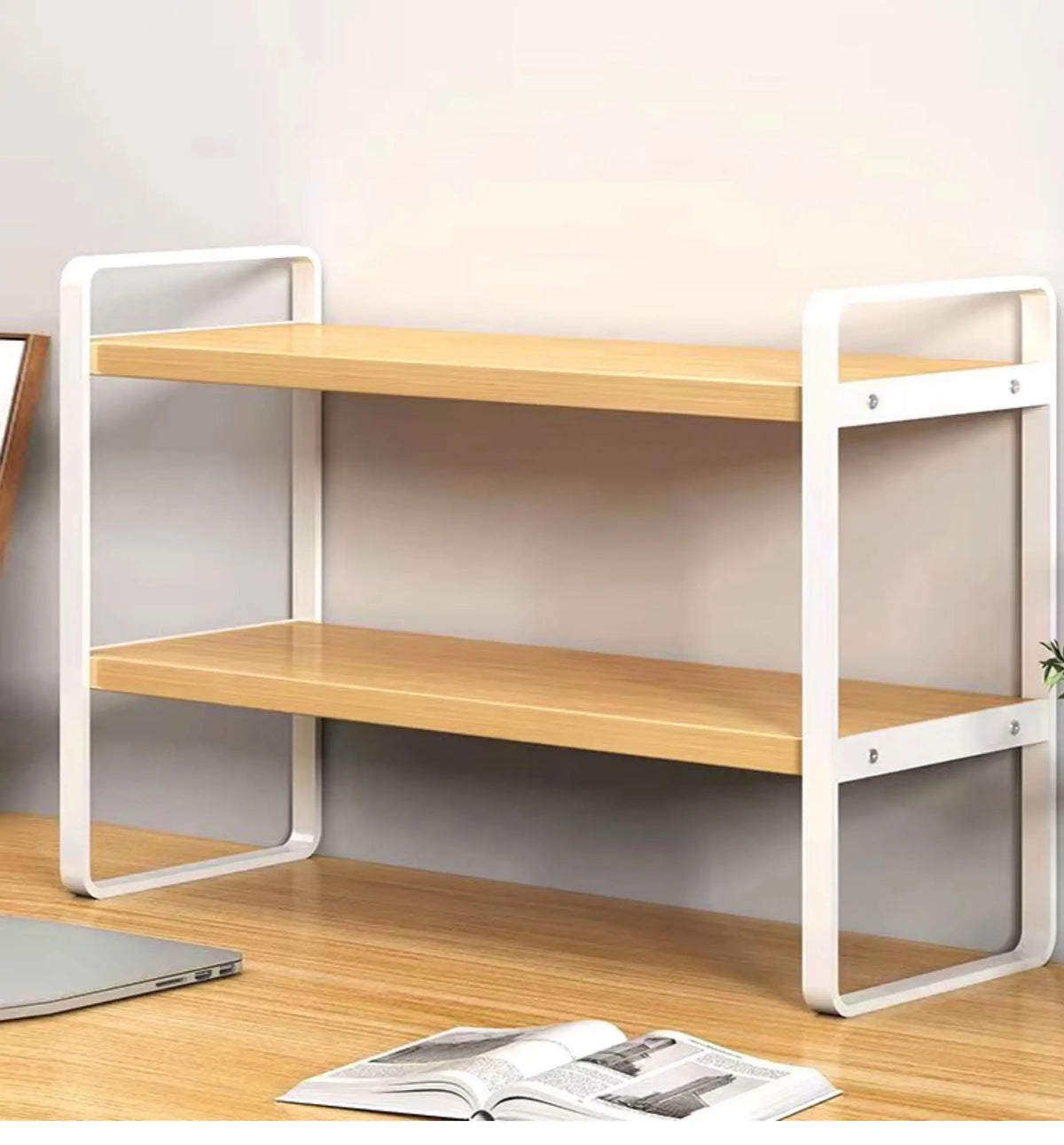 Multi-Layer Desk Organizer Rack Office Computer Table Storage