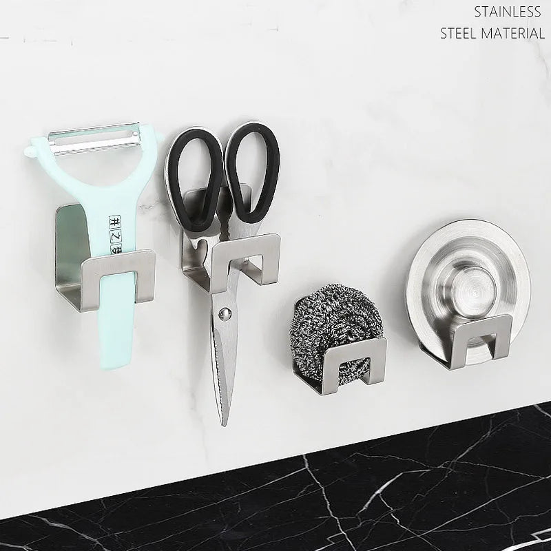 Sink Sponge Holder Self Adhesive Drain Drying Rack