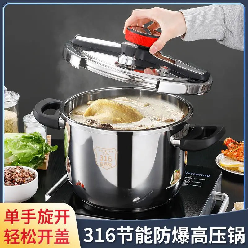 316 Stainless Steel Explosion-Proof Pressure Cooker Thickened