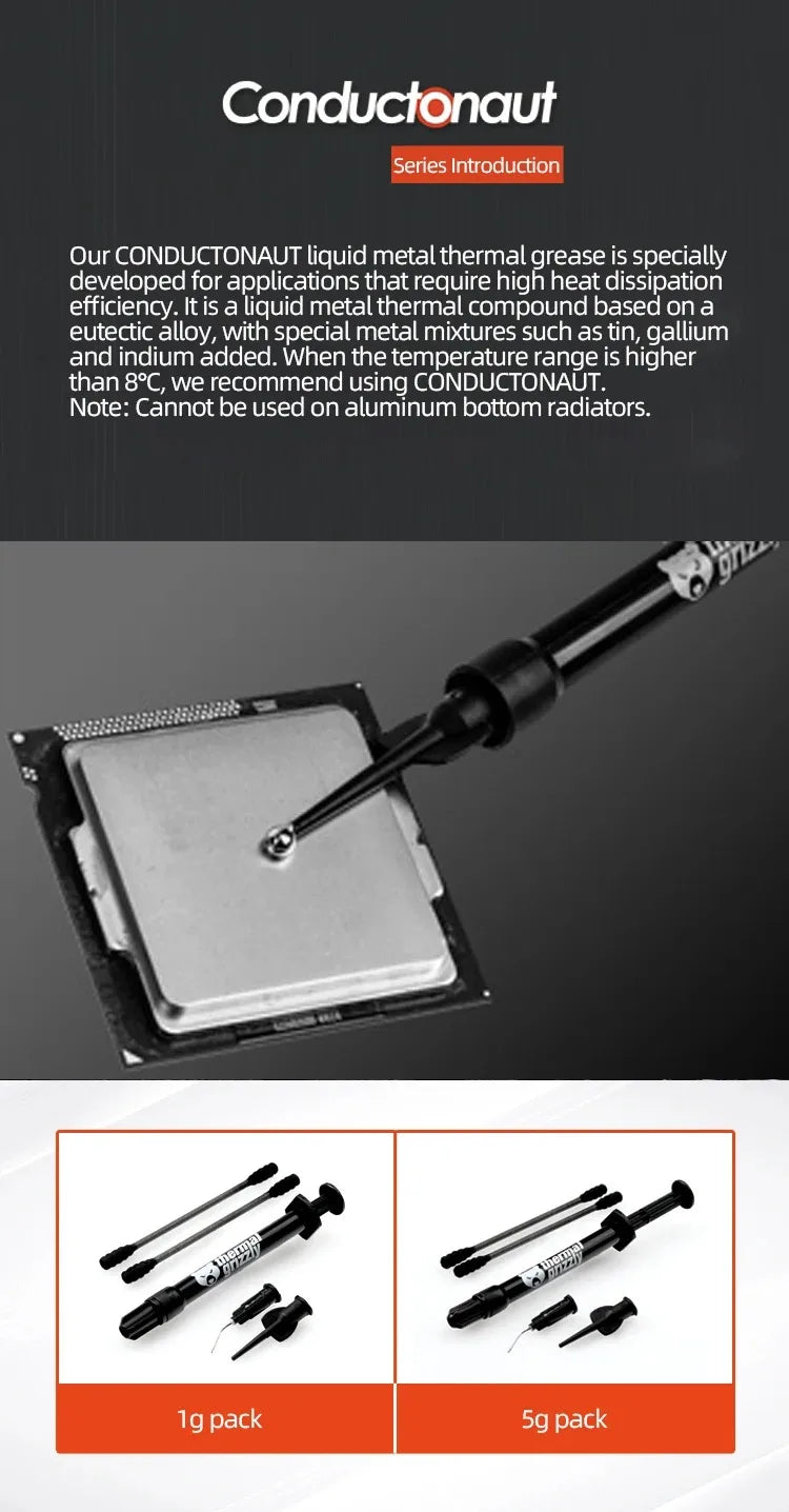 Thermal Grizzly Thermal Paste 12 5w/Mk High Performance