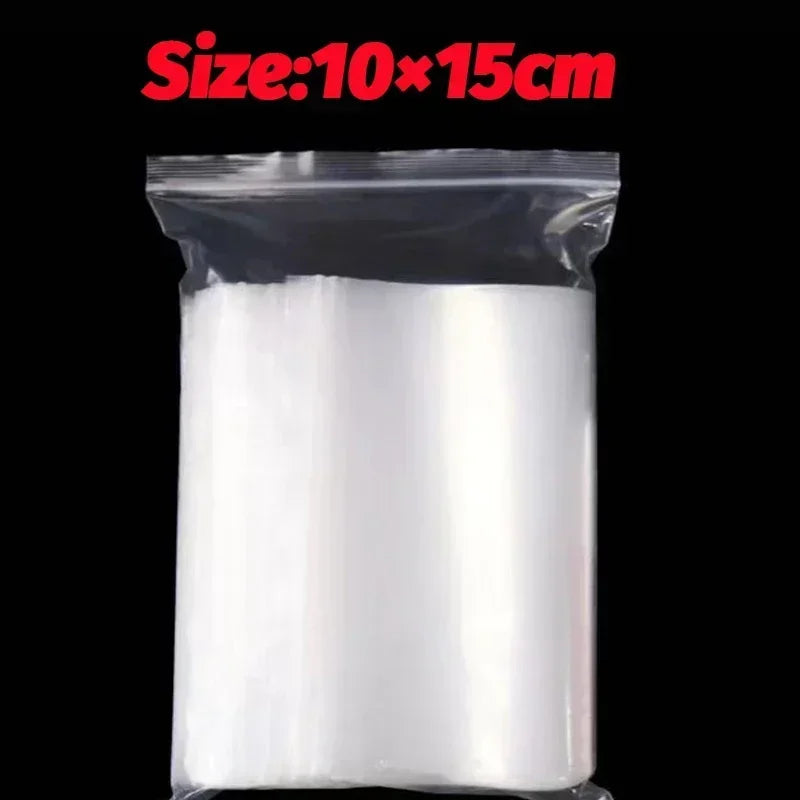 100-1000pcs Self Sealing Bag Transparent Plastic Storage Bag
