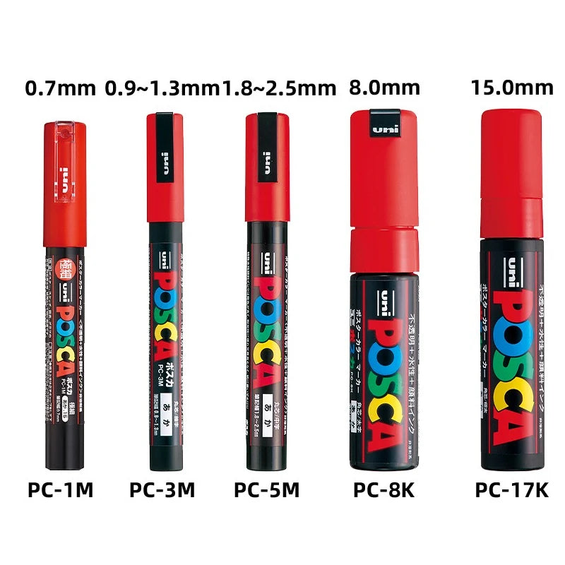 Uni Posca Full Marker Pen Storage Bag Pc-1m