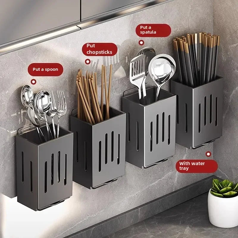 1pc Chopsticks Holder Hanging Utensil Drying Rack Hooks