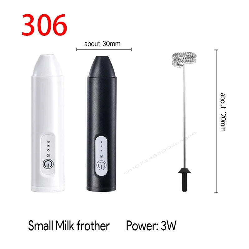 Minl Mik Frother Usb Rechargeable Speeds Foam Maker