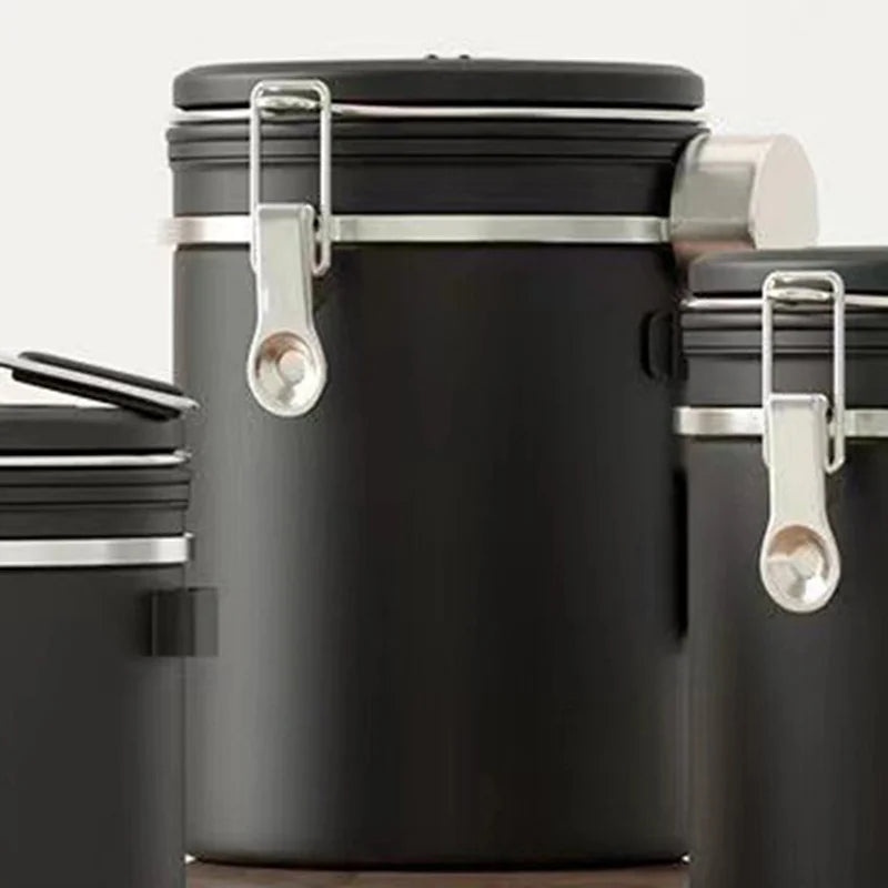 Large Capacity Coffee Beans Vacuum Storage Container Stainless
