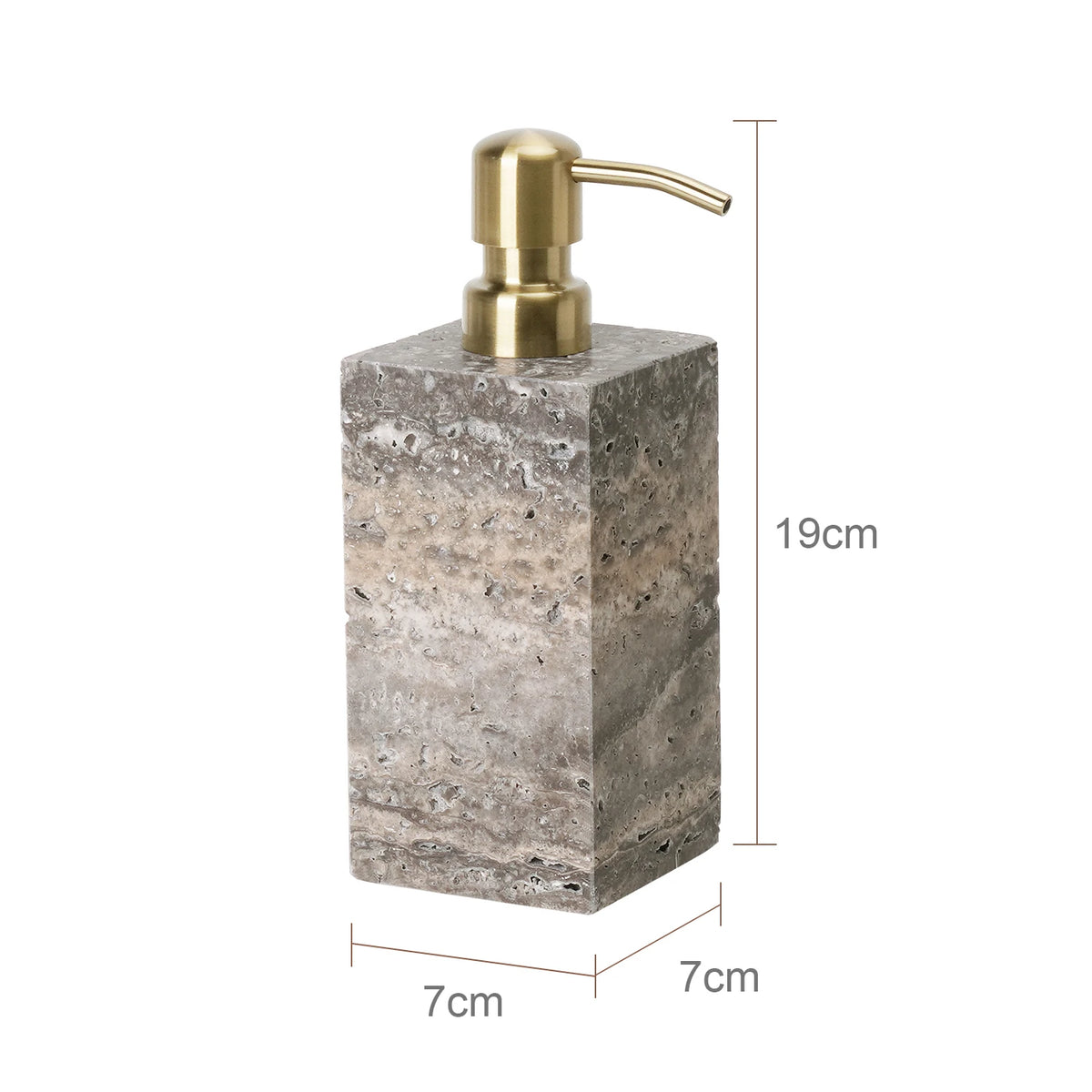 Grigio Travertino Bathroom Sets Vintage Marble Soap Holder