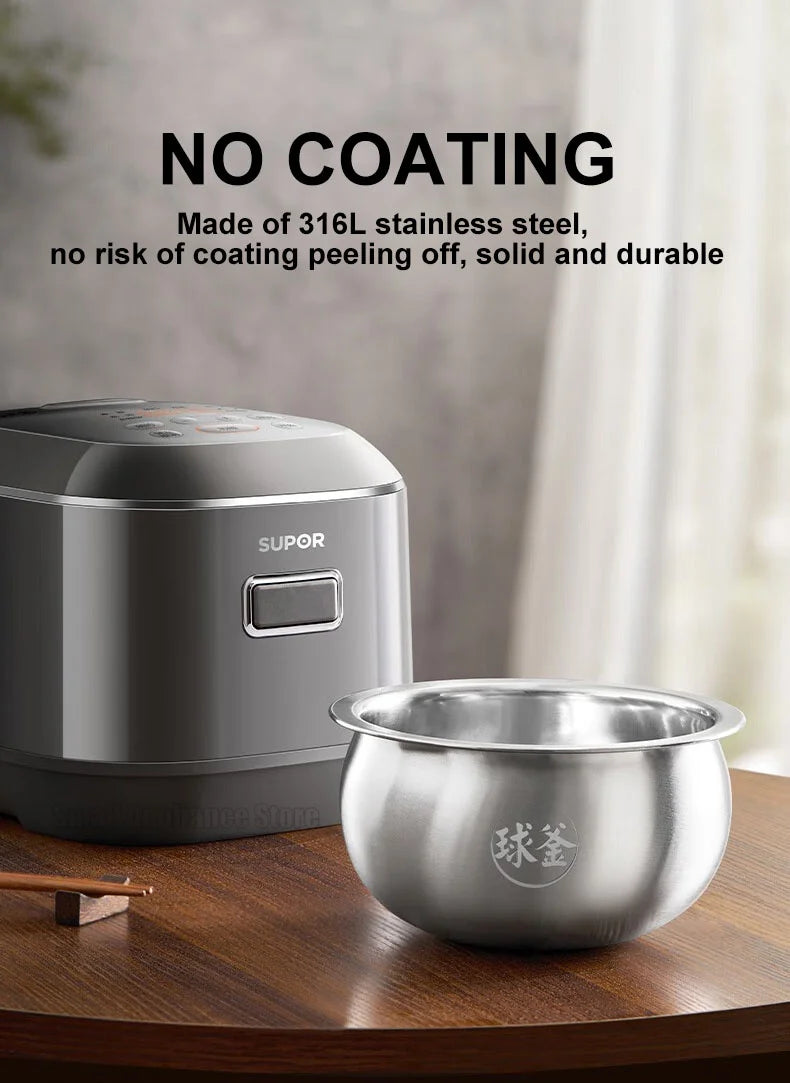 Supor 2l Rice Cooker Led Display 24h Intelligent