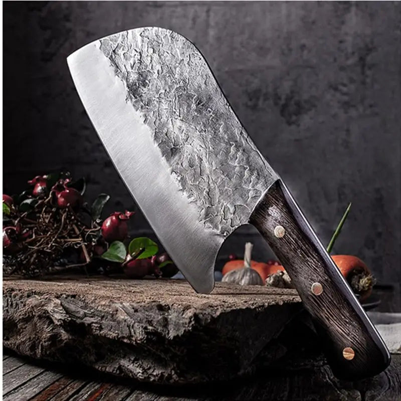 Handmade Forged Knife Chef Knife High-Carbon Bone Chopper