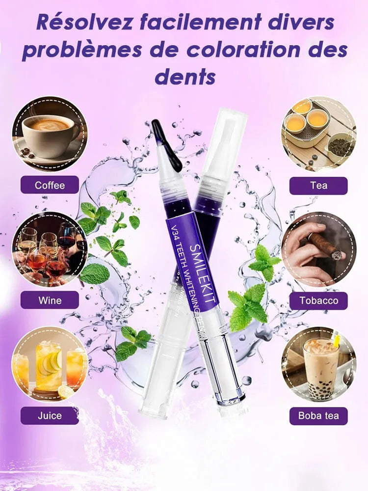 No Sensitivity All Brightness Purple Instant Teeth Whitening