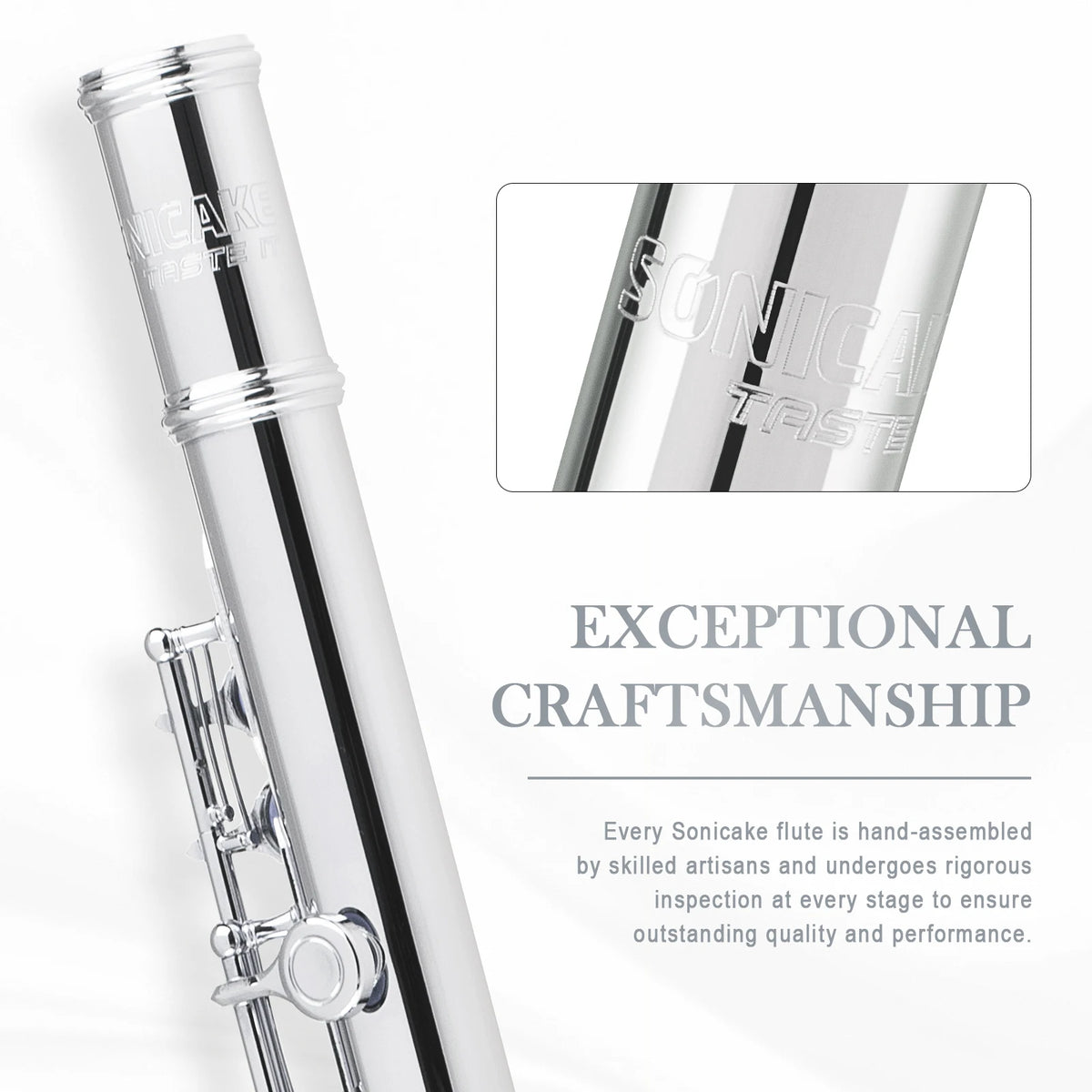 Sonicake Local Flute 16 Closed Holes Key Practice