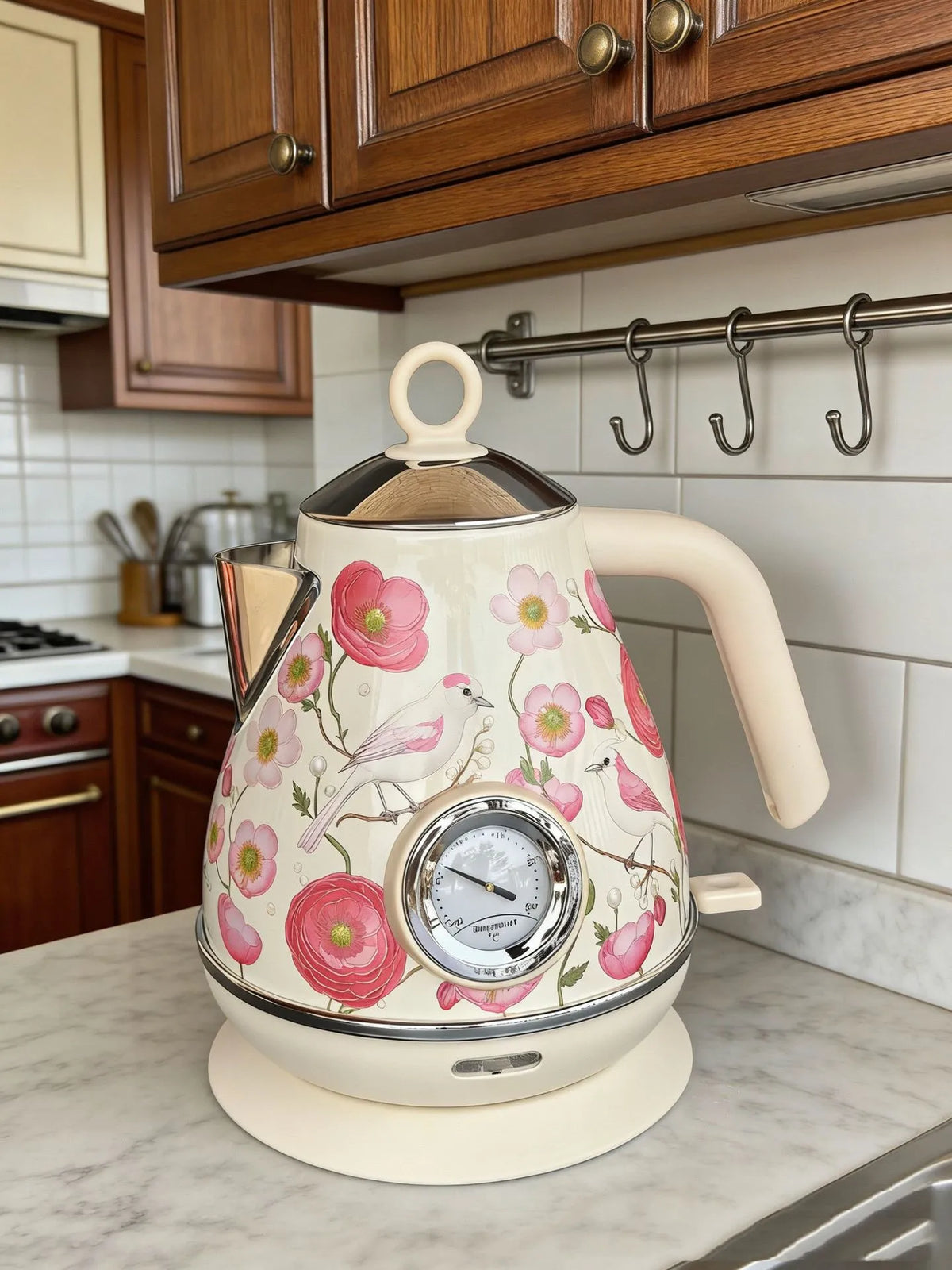 7l Retro Paint Electrc Kettle Temperature Display Boiling
