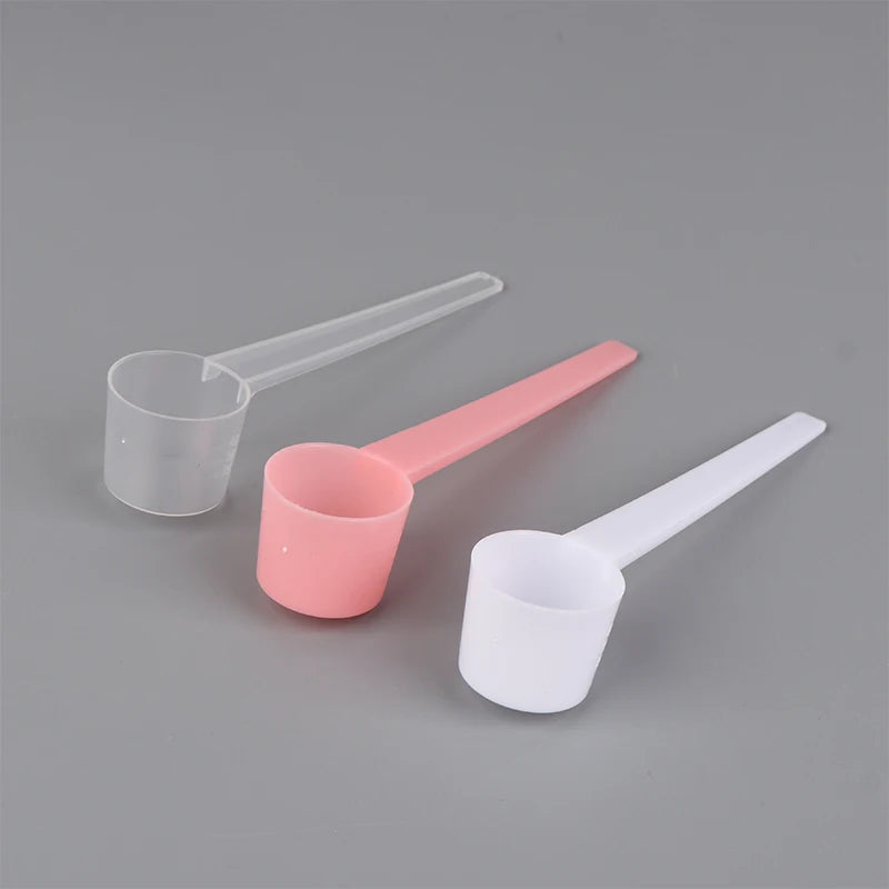 10pcs 5g Plastic Measuring Spoons Scoops Coffee Protein