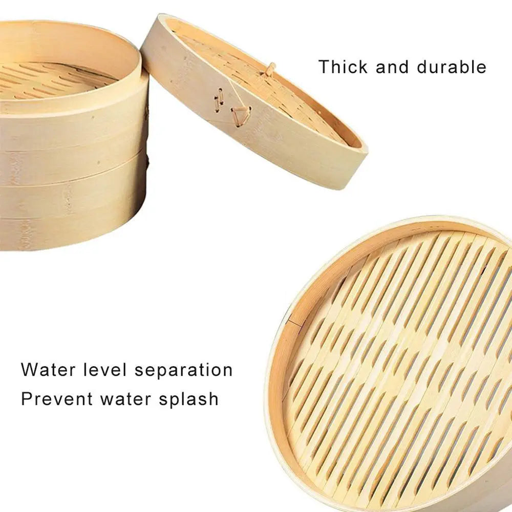 10/15/20cm Cooking Bamboo Steamer Dumpling Food Steamer Lid