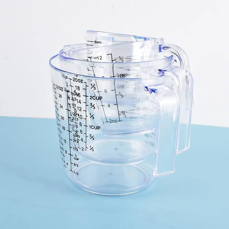150/300/600/1000ml Baking Liquid Measuring Cups Scale Cup Plastic