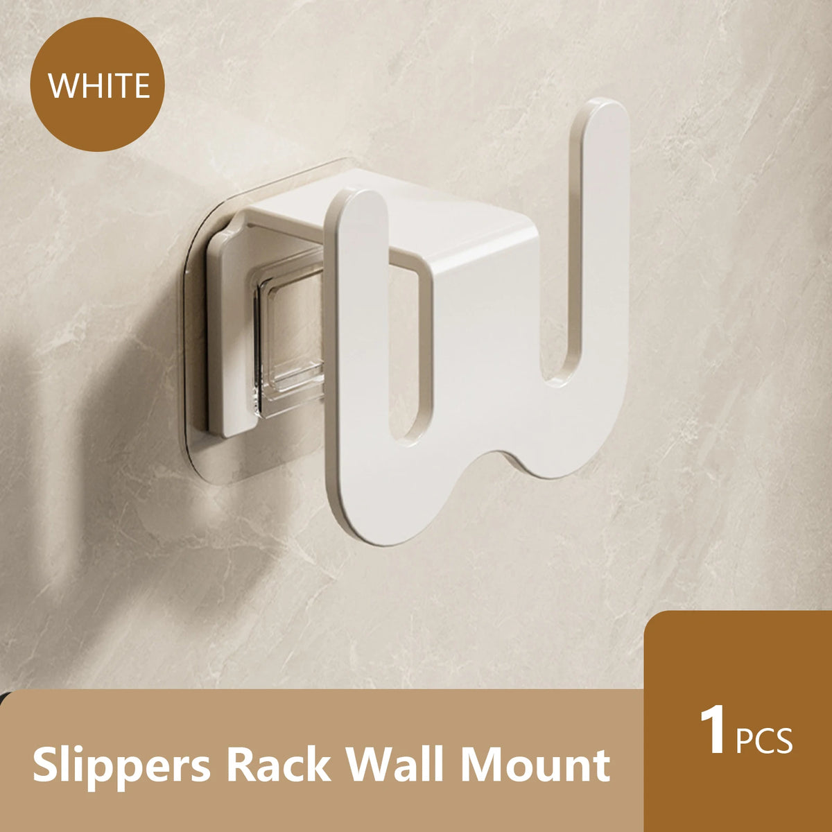 Slippers Rack No Punching Bathroom Simple Slipper Hook