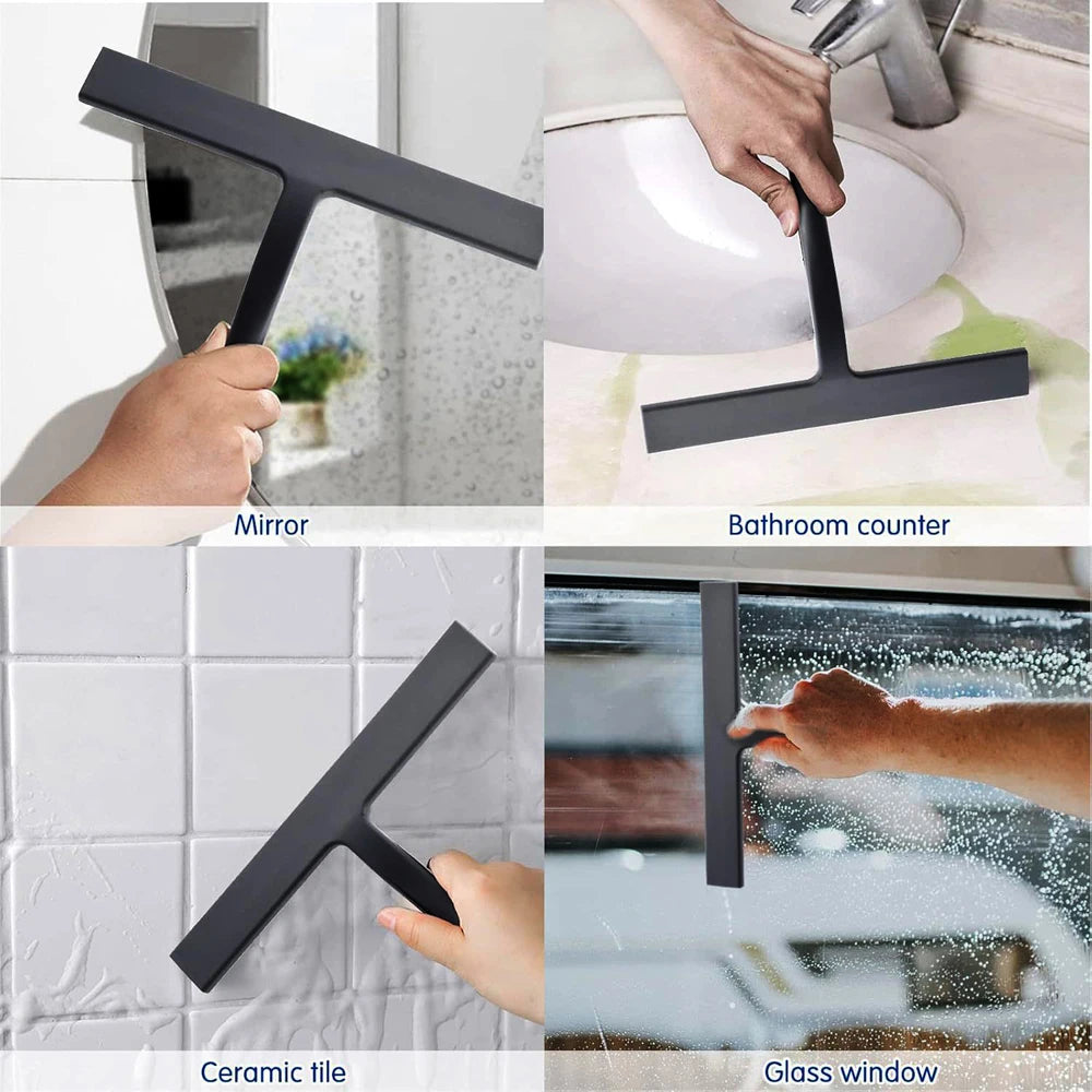 Shower Squeegee Cleaner Glass Door Shower Wall Scraper