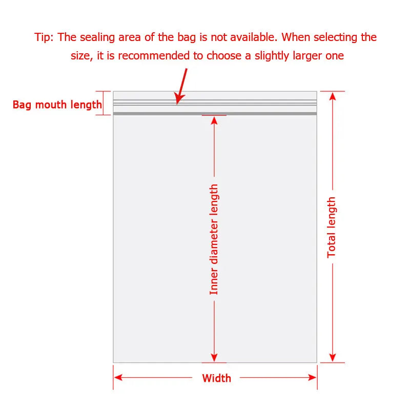 100 Small Plastic Ziplock Bags Resealable Transparent Jewelry