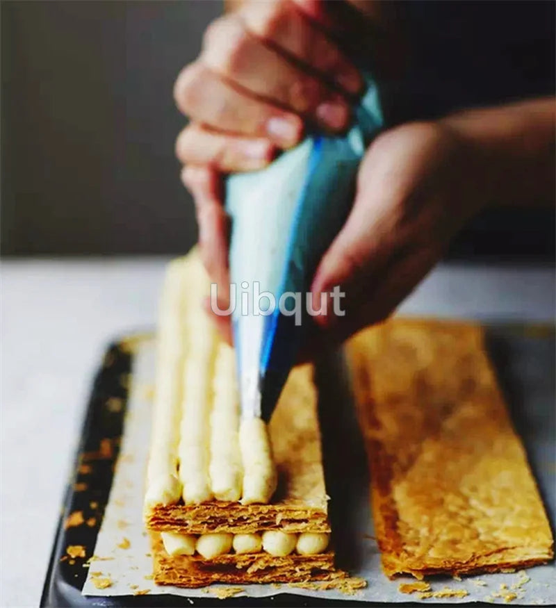Puff Pastry Baking Tray Rectangle Mille Feuille Pastry
