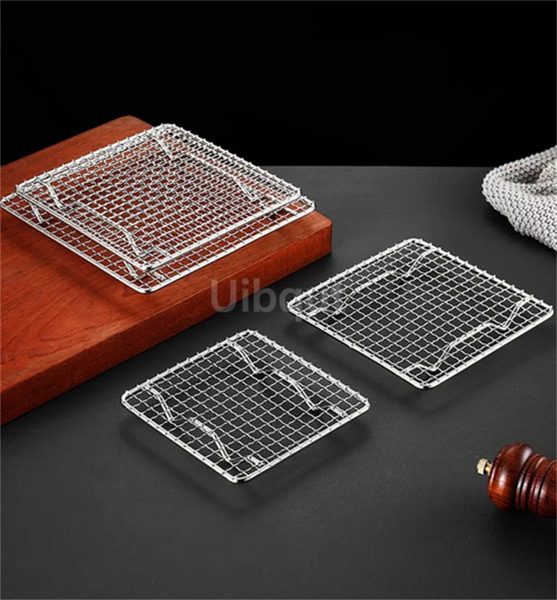 Square Bbq Net Rack Meshes Stainless Steel 304