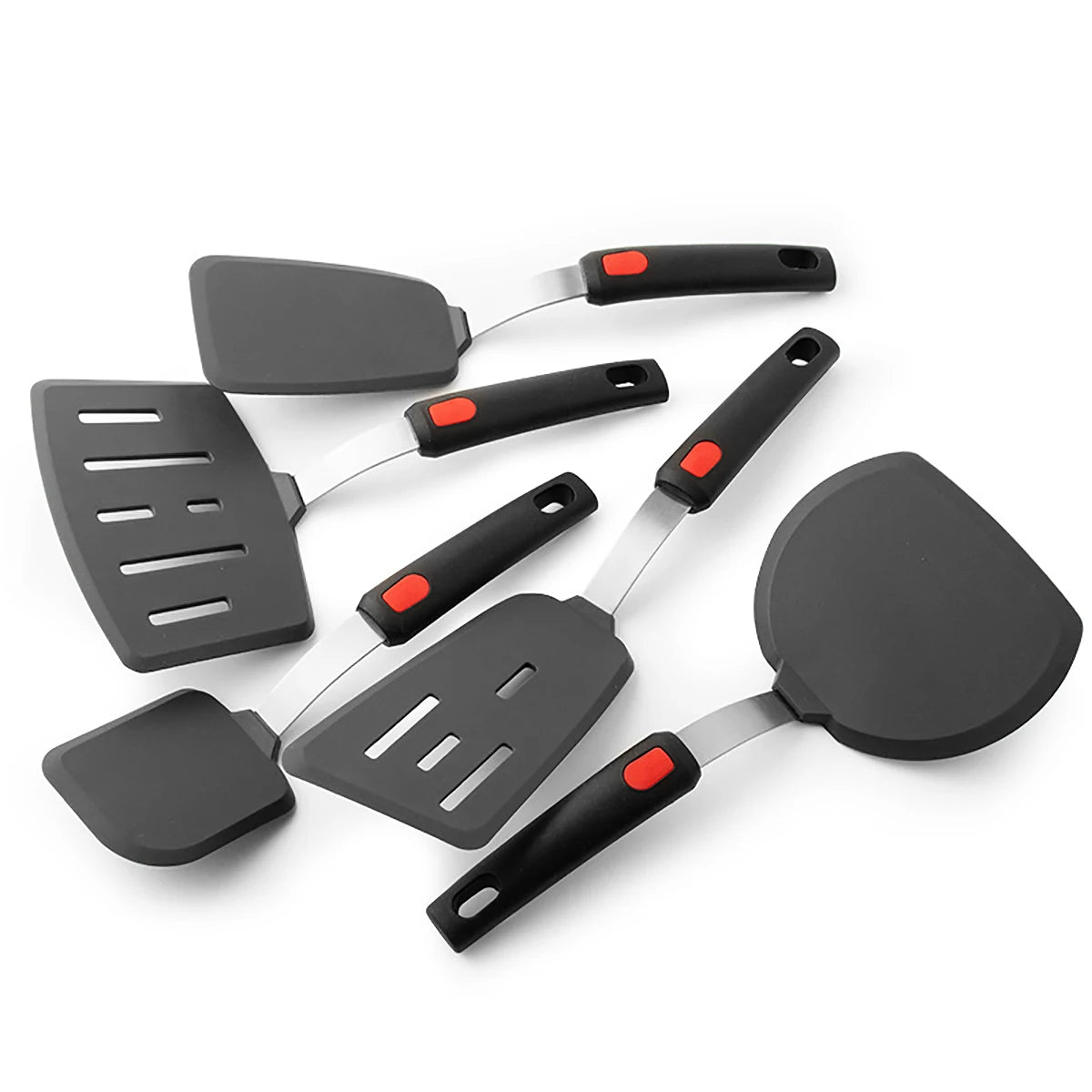 Fried Fish Steak Spatula Cooking Stainless Steel Silicone