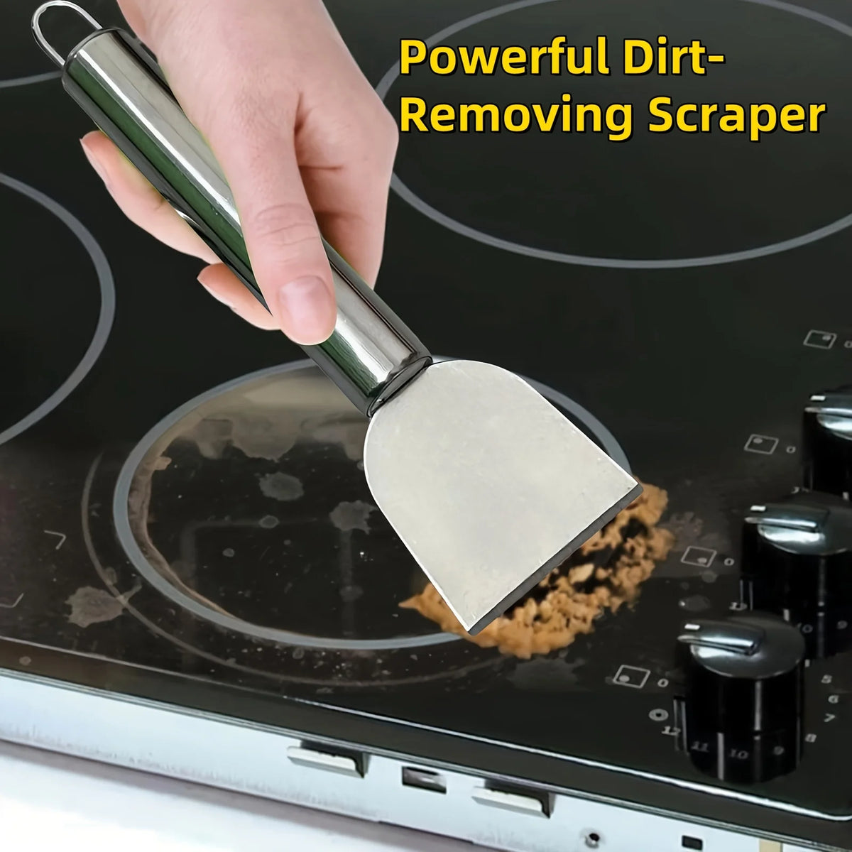 Versatile Cleaning Scraper Durable Metal Stainless Steel Glue