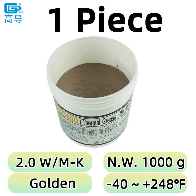 Gd900 Gd007 Gd-2 Thermal Grease Net Weight 1000g