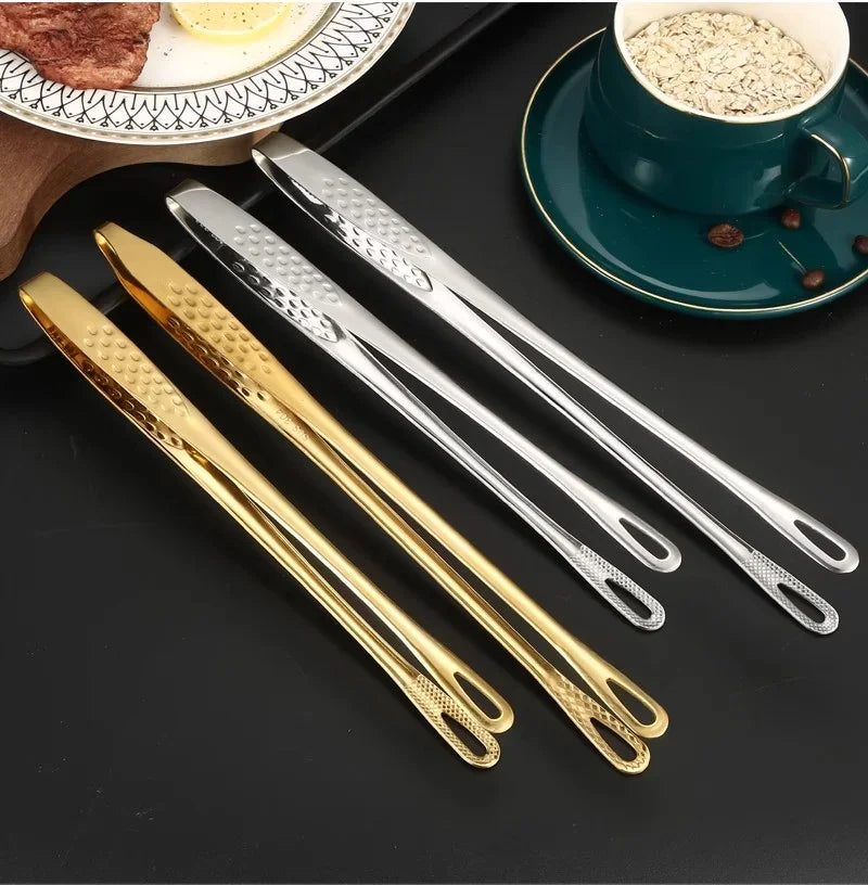 Tongs Barbecue Grill Tongs Steel Cooking Tweezers Chef