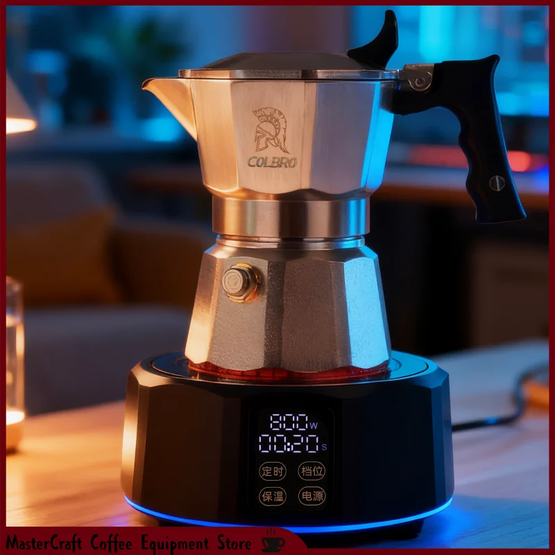 Colbro Moka Pot Stainless Steel Double Valve Triple