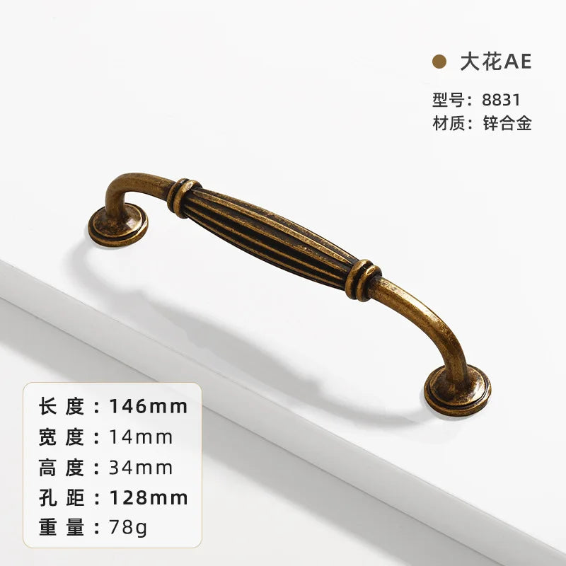 Antique Cabinet Storage Handles Retro Wardrobe Closet Vintage