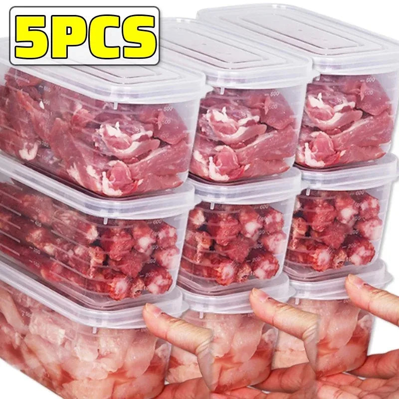 1/3/5pcs Refrigerator Storage Box Fridge Organizer Fresh