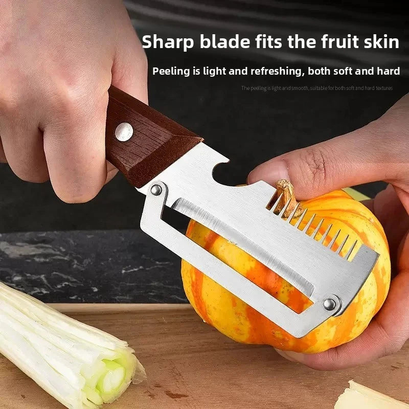 Peeler & Scallion Shredder Stainless Steel Peeler Scallion