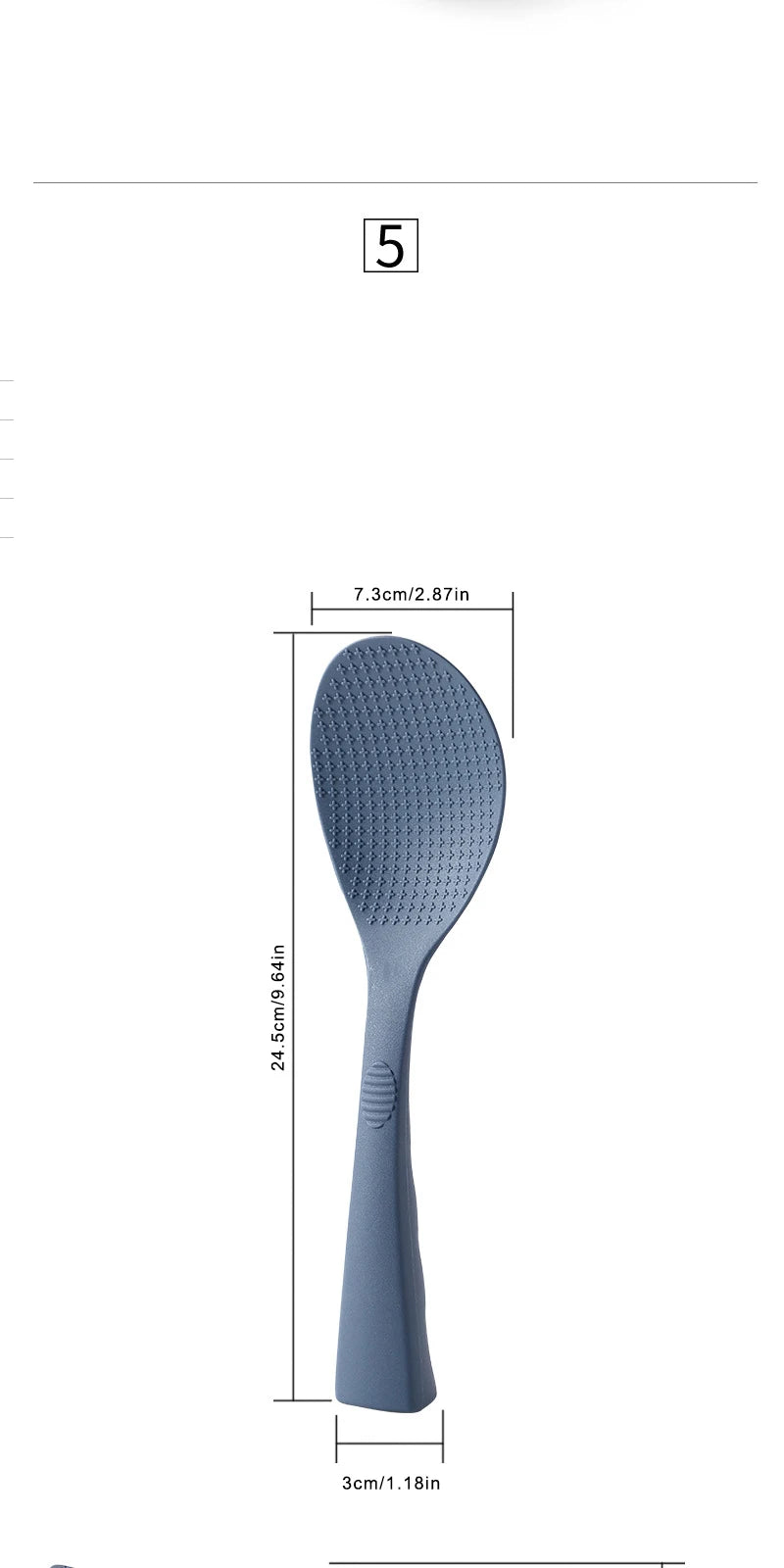 1/2 Silicone Spoon Non-Stick Cooking Spoon Anti-Scalding Pot