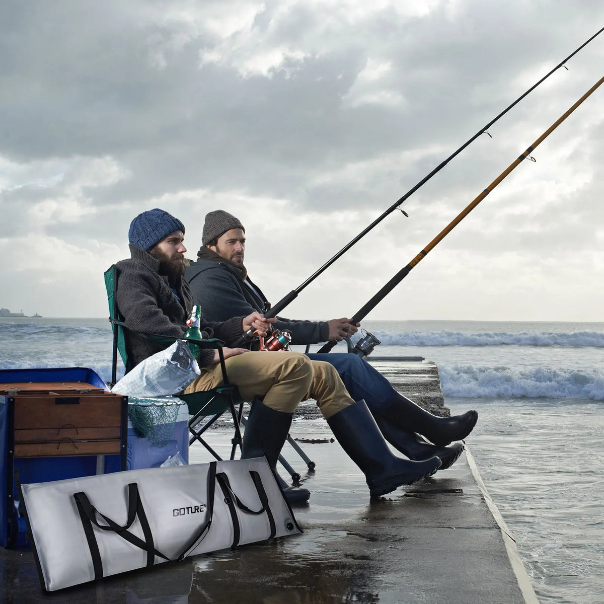 Goture Large Capacity Insulated Fish Cooler Bag Tpu
