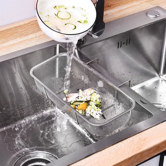 Helper Sink Drain Basket Hanging Type Storage Drying